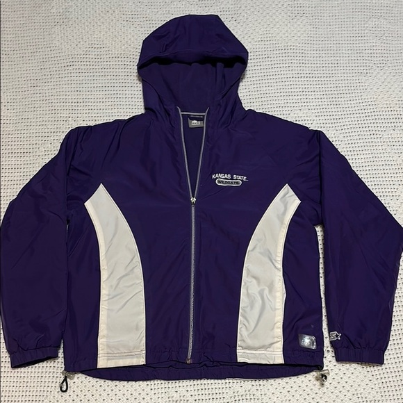Kansas State Wildcats Purple and White Fleece Lined Jacket